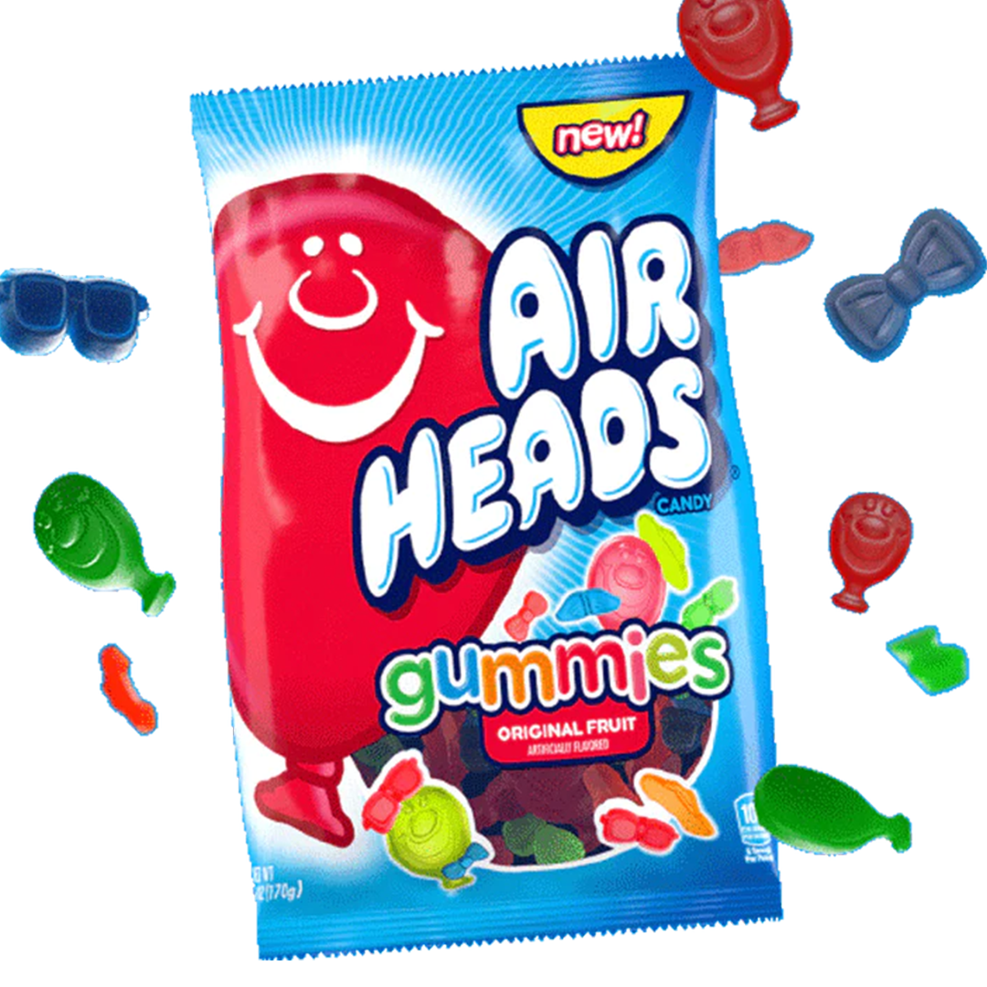 Airheads Gummies Original Fruit Sems Candyland 0620